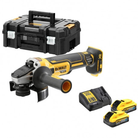 DEWALT NURGALIHVIMISMASIN 18V DCG405H2T 125mm 2x5Ah BL ZIPPERIL