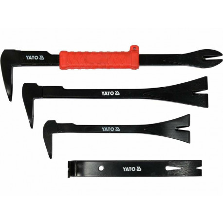 YATO CROWBAR WITH EXTRACTORS, set of 4 pcs.
