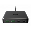 Swissten Desktop GaN Charger 2x USB-C / 2x USB / 65W