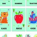 HEADU Montessori Baby Flashcards (In Latvian lang.)
