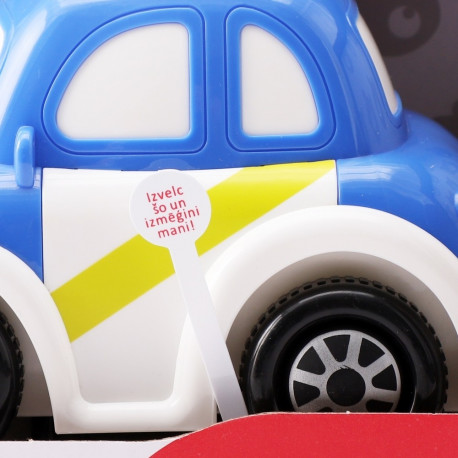 bo. Interactive police car (Latvian language)