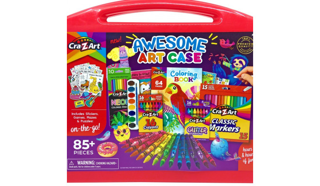CRA-Z-ART DIY set Awesome art case 85+ pcs