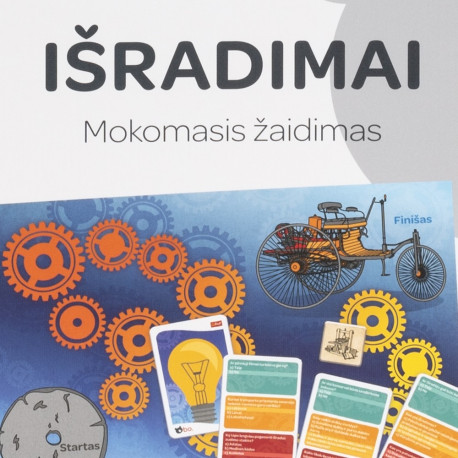 bo. Educational board game "Inventions" (In Lithuanian lang.)