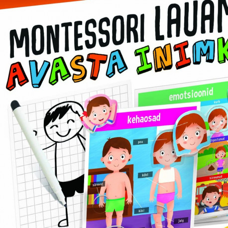 HEADU Montessori lauamäng avasta inimkeha (eesti keeles)