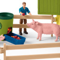 SCHLEICH FARM WORLD Suur tall loomade ja tarvikutega