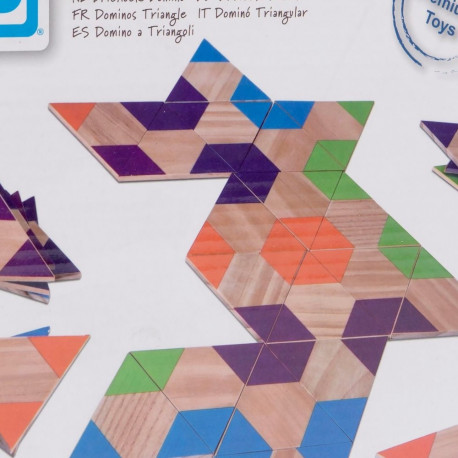 Triangle domino game
