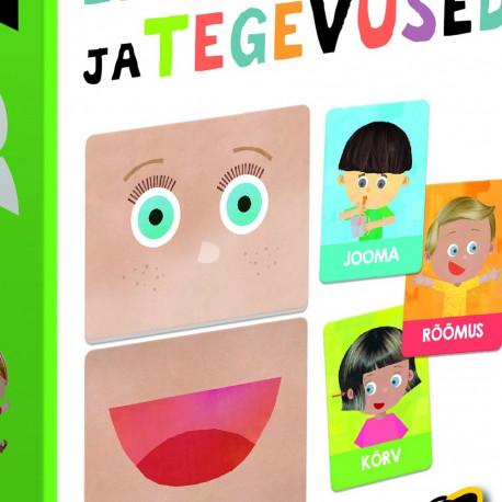 HEADU Montessori mängukaardid emotsioonid ja tegevused (eesti keeles)