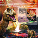 4M Komplekt Kaeva välja Velociraptori luukere