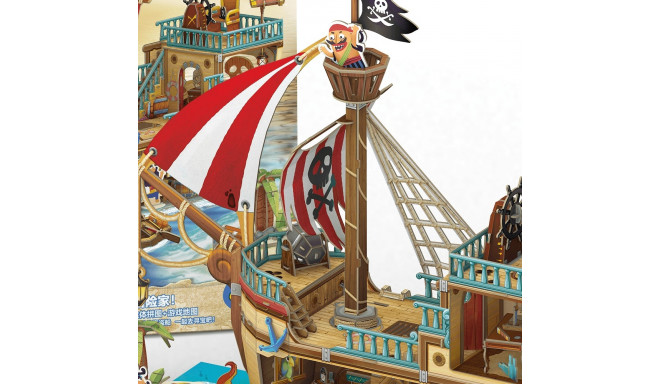 CUBICFUN 3D puzzle Pirate Treasure Ship
