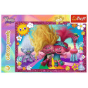 TREFL TROLLS Glitter puzzle Trolls 3, 100 pcs