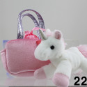 AURORA Fancy Pals Плюшевый единорог в розовой сумке, 20 см