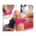 Mattel Barbie brocaded hairdressing salon with doll