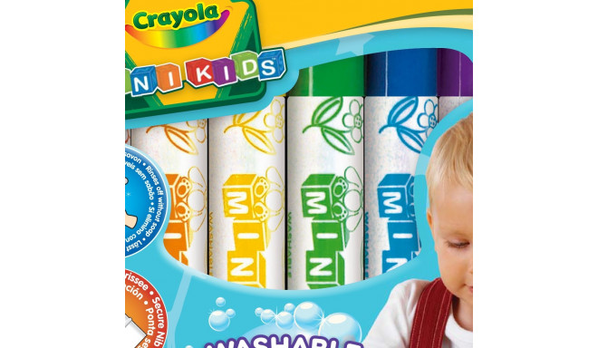 CRAYOLA MINIKIDS 8 pestavat värvimarkerit