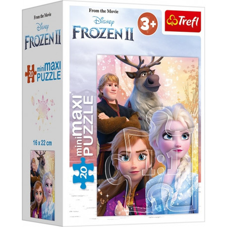 TREFL FROZEN mini maxi puzzle Frozen II 20 pcs
