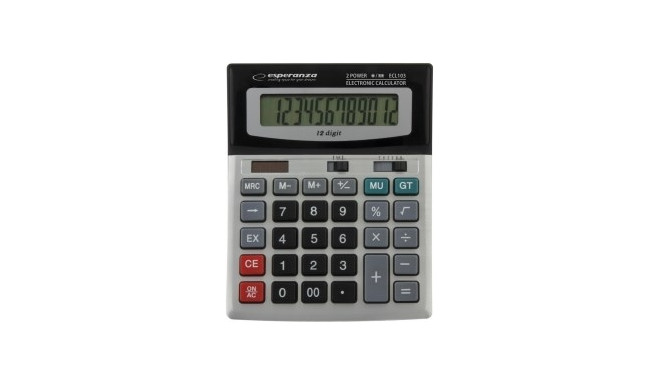 Esperanza ECL103 calculator Desktop Basic Black, Gray