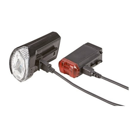 Jalgrattatulede komplekt LED 10/25 LUX USB-laetav