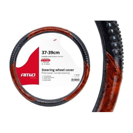 Roolikate Ø37-39cm, must/puidu imitatsioon