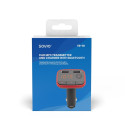Savio Bluetooth FM Transmiter TR-10 87.6 - 107.9  MHz Black