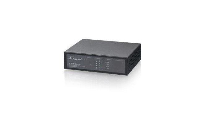 AirLive Switch 8x10/100, 4-port PoE 802.3af/, up to 60W total