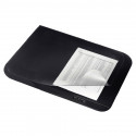 Lauamatt Leitz Premium 40 x 53cm, must, läbipaistva pealiskattega