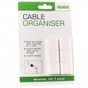 4World Cable Organizer loose White