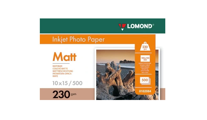 Lomond Photo Inkjet Paper Matte 230 g/m2 10x15, 500 sheets