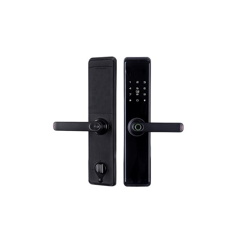 Smart Door Lock, Tuya, Mifare, Fingerprint, RightHand, Reverse Smart