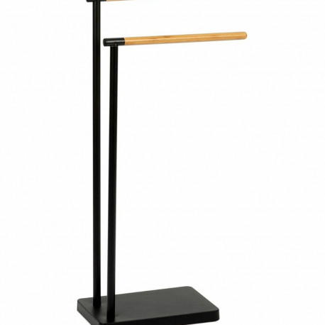 Free-Standing Towel Rack Andrea House ba72130 Black Metal 30 x 20 x 78 cm