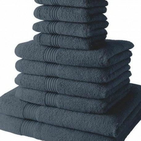 Towel set TODAY Azul Océano 10 Units