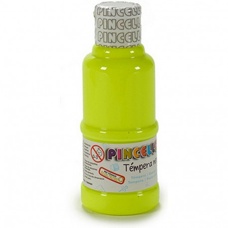 Tempera Pincello FEP200N-Y Neon Yellow 120 ml (12 Units)