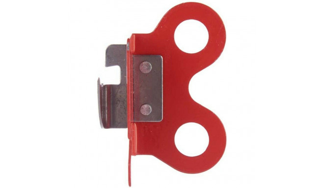 Tin opener Red Black Steel (5 x 6,7 x 2,5 cm) (12 Units)