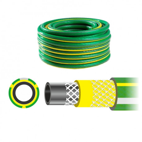 AWTOOLS GARDEN HOSE PREMIUM + 1/2" 25m 6 LAYERS