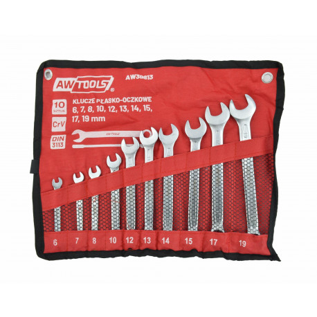 AW COMBINATION WRENCH SET 10 pcs. /6mm-19mm