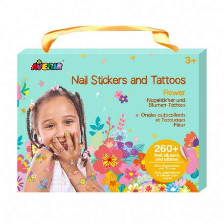 Avenir Nail stickers and tattoos - Flowers