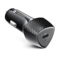 FORCELL CARBON car charger Type C 3.0 PD20W CC50-1C black (Total 20W)