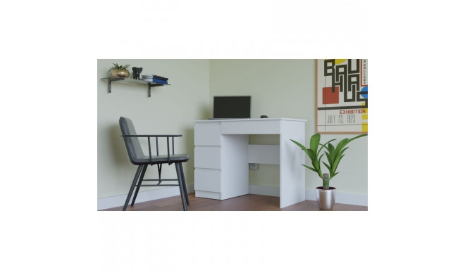 Desk Mijas left White matt