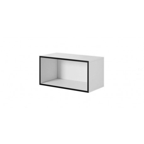 Cama open storage cabinet ROCO RO4 75/37/37 white/black
