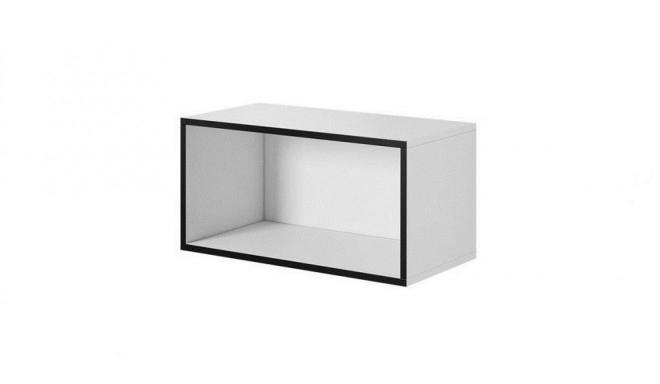 Cama open storage cabinet ROCO RO4 75/37/37 white/black