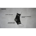 Ankle bandage AVENTO 44SG with elastic strap S/M