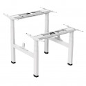 Ergo Office ER-404W Electric Double Height Adjustable Standing/Sitting Desk Frame without Desk Tops 