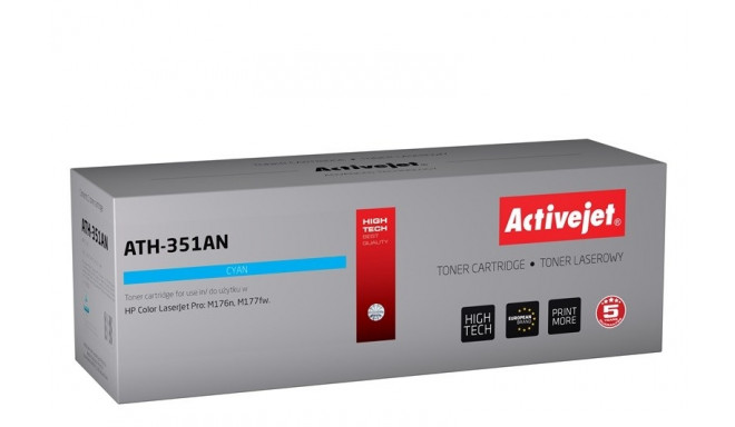 Activejet ATH-351AN Toner (replacement for HP 205A CF351A; Supreme; 1100 pages; cyan)