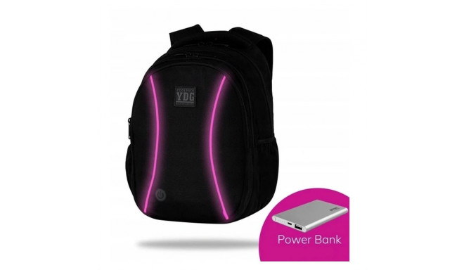 CoolPack seljakott Joy L LED, 26L - must roosaga + akupank