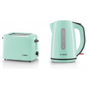 Bosch TWK7502 electric kettle 1.7 L 2200 W Grey, Turquoise