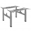 Ergo Office ER-404G Electric Double Height Adjustable Standing/Sitting Desk Frame without Desk Tops 