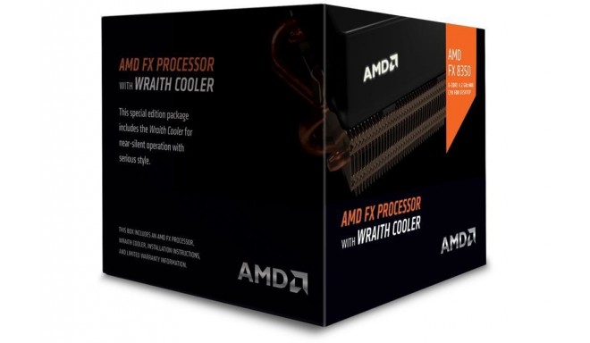 AMD processor FX-8350, Octo Core, 4.00GHz 8MB AM3+ 32nm 125W BOX AMD Wraith Cooler