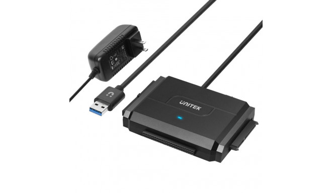 UNITEK Y-3324 storage drive docking station USB 3.2 Gen 1 (3.1 Gen 1) Type-A Black