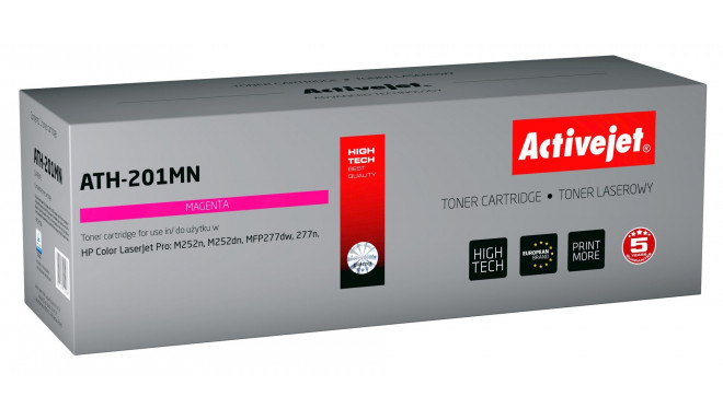 Activejet ATH-201MN toner for HP printer HP 201A CF403A CRG045 replacement; Supreme; 1400 pages; mag