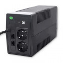 Qoltec 53979 Uninterruptible Power Supply | Monolith| 850VA | 480W | LCD | USB | RJ45