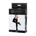 Pończochy Eliza Glossy Shiny Wetlook z koronką M TOYFA