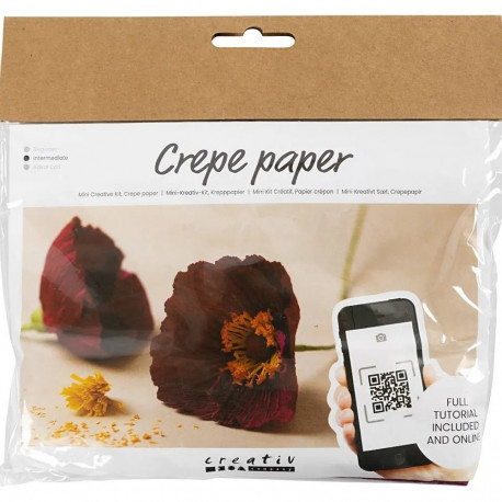 Käsitöökomplekt Creativ Mini Poppies paberlillede valmistamine